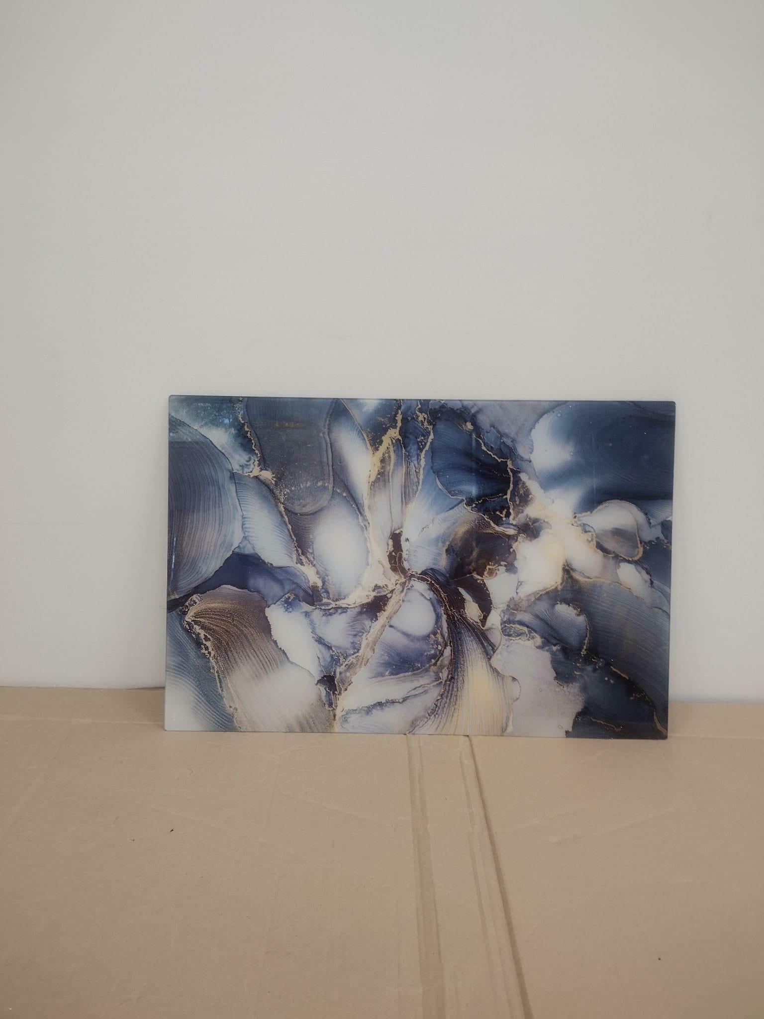 Insigne Marble Glass Wall Art 28.5x18"