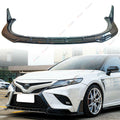 For Toyota Camry SE XSE 2018-23 V2 Winglet Gloss Black Front Bumper Lip Splitter