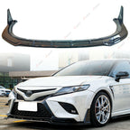 For Toyota Camry SE XSE 2018-23 V2 Winglet Gloss Black Front Bumper Lip Splitter