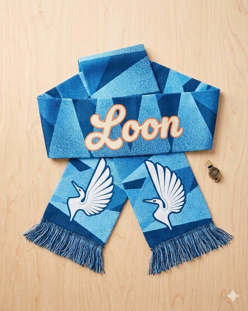 Scarf for Minnesota United 3rd Kit Jersey, Hook Style by Ruffneck Scarves