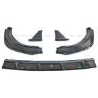 For Toyota Camry SE XSE 2018-23 V2 Winglet Gloss Black Front Bumper Lip Splitter