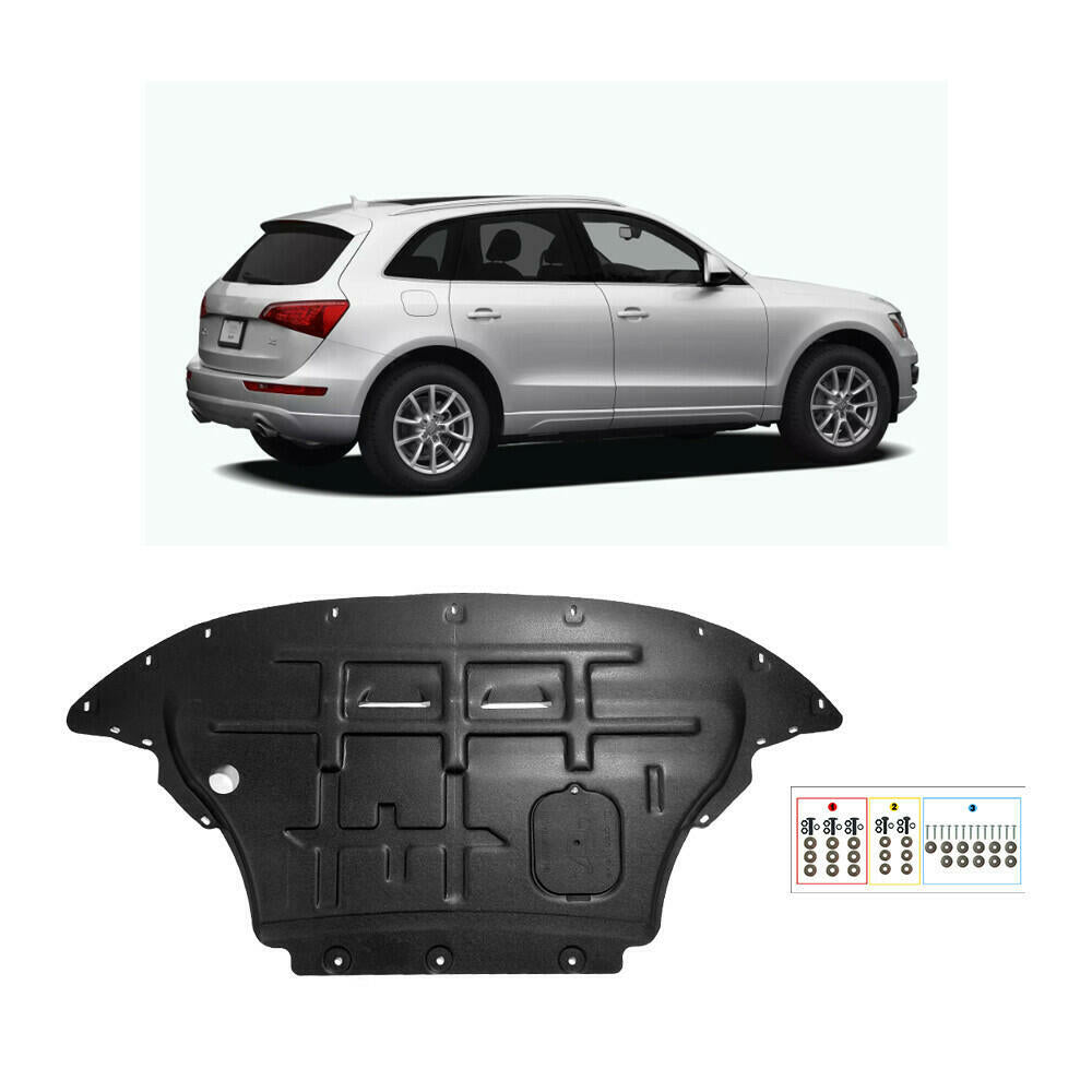 For Audi Q5 2009-2017 Front Engine Splash Shield Engine Cover Case Guard