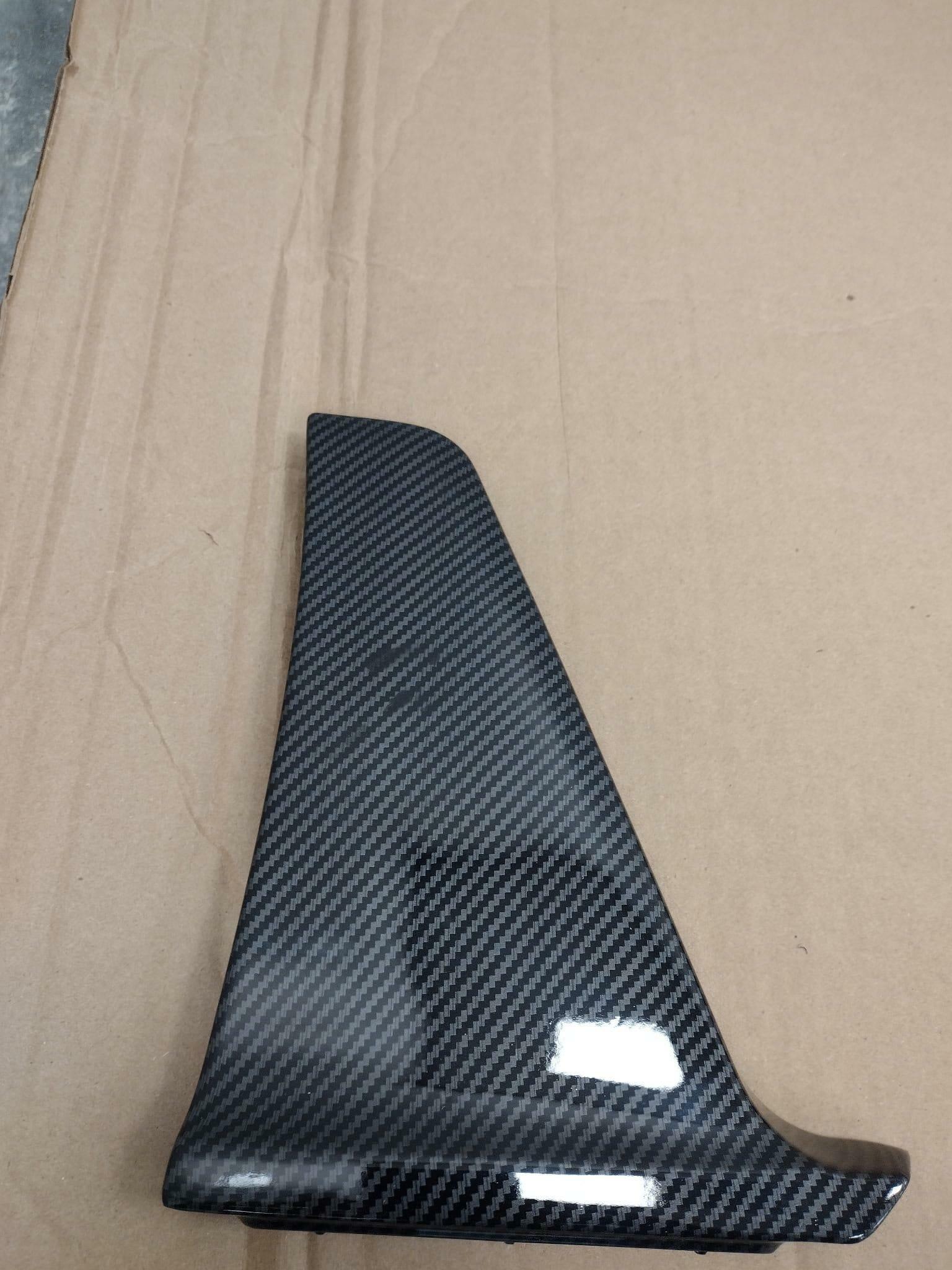 For Toyota Camry SE XSE 2018-23 V2 Winglet Gloss Black Front Bumper Lip Splitter