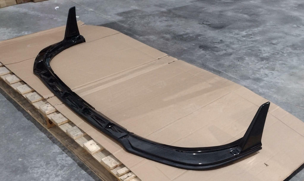 For Toyota Camry SE XSE 2018-23 V2 Winglet Gloss Black Front Bumper Lip Splitter