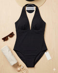 Black Plunge One-Piece Jetset