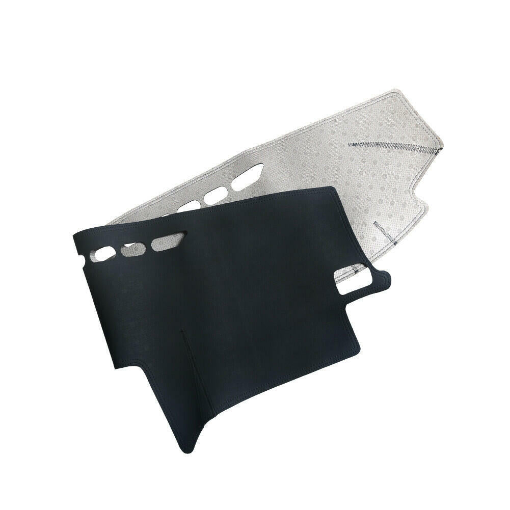Leather Dashboard Cover Mat Dashmat Interior Pad For Toyota Land Cruiser Prado