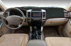 Leather Dashboard Cover Mat Dashmat Interior Pad For Toyota Land Cruiser Prado