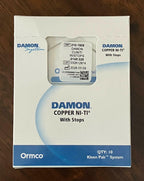 Ormco Damon Orthodontic Copper Ni-Ti Wire - Size 14x25 - Box of 10 - Brand New