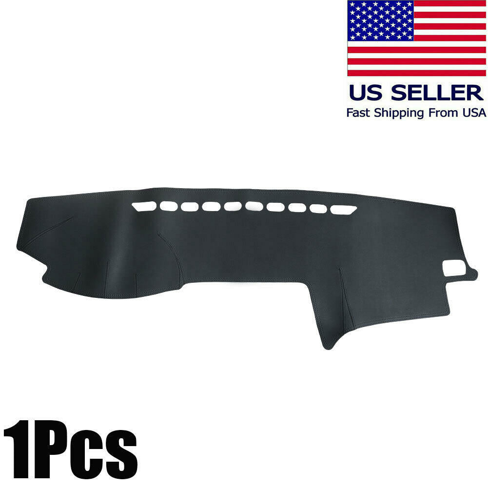 Leather Dashboard Cover Mat Dashmat Interior Pad For Toyota Land Cruiser Prado