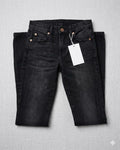 Bienzoe Boys Black Jeans Slim Fit Adjustable Waist Denim Pants Size 6 NWT
