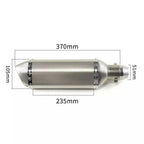 For Kawasaki Ninja 650 Z650 2012-25 Full System Exhaust Tips Silver Header Pipe
