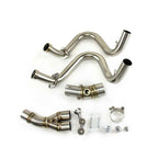 For Kawasaki Ninja 650 Z650 2012-25 Full System Exhaust Tips Silver Header Pipe