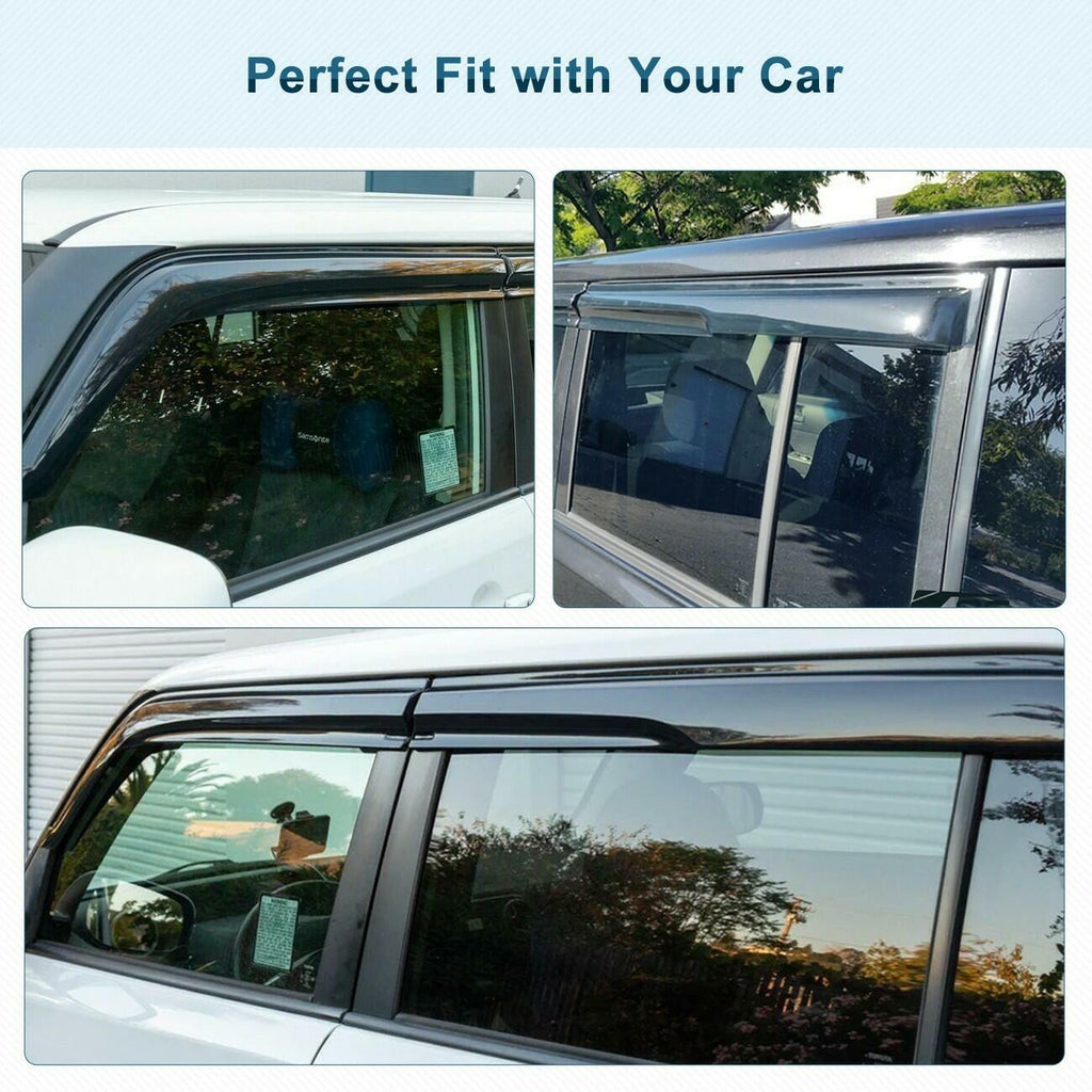 For 2003-2007 Scion XB Rain Guards Window Visor Vent Deflector JDM Out-Channel