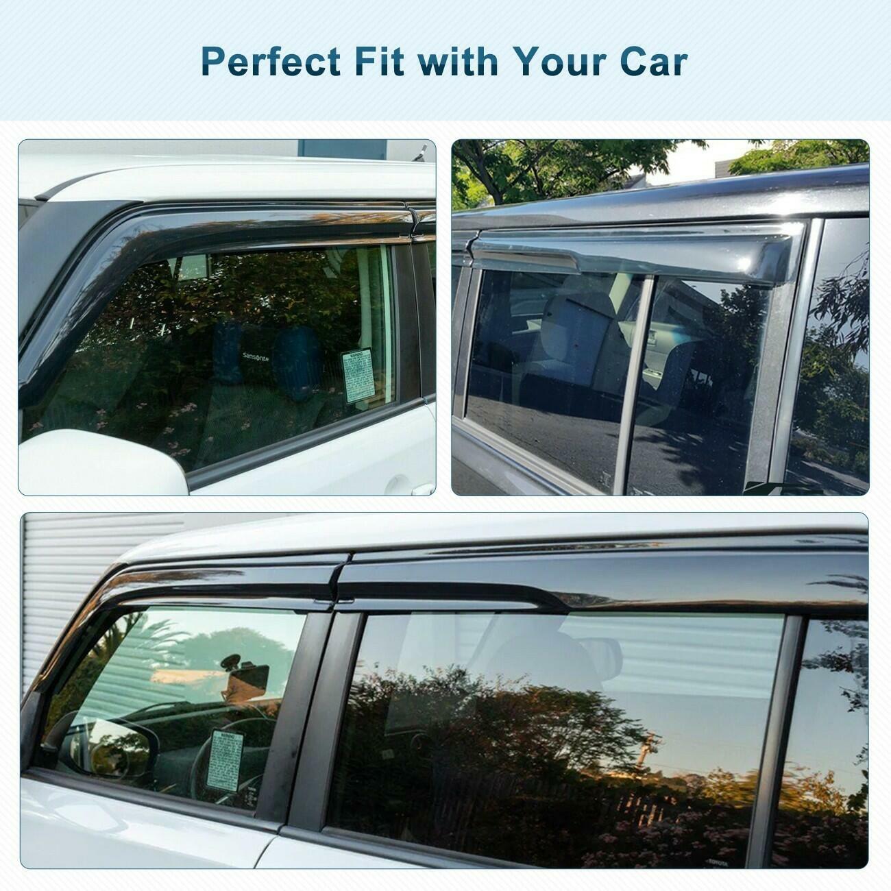 For 2003-2007 Scion XB Rain Guards Window Visor Vent Deflector JDM Out-Channel