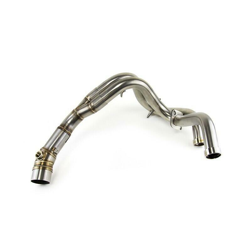 For Kawasaki Ninja 650 Z650 2012-25 Full System Exhaust Tips Silver Header Pipe