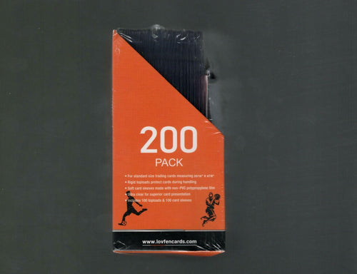 100 semi rigid card holders includes 100 soft sleeves