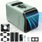 4 IN 1 Portable Air Conditioner 5100 BTU Tent Air Conditioning Outdoor Camping