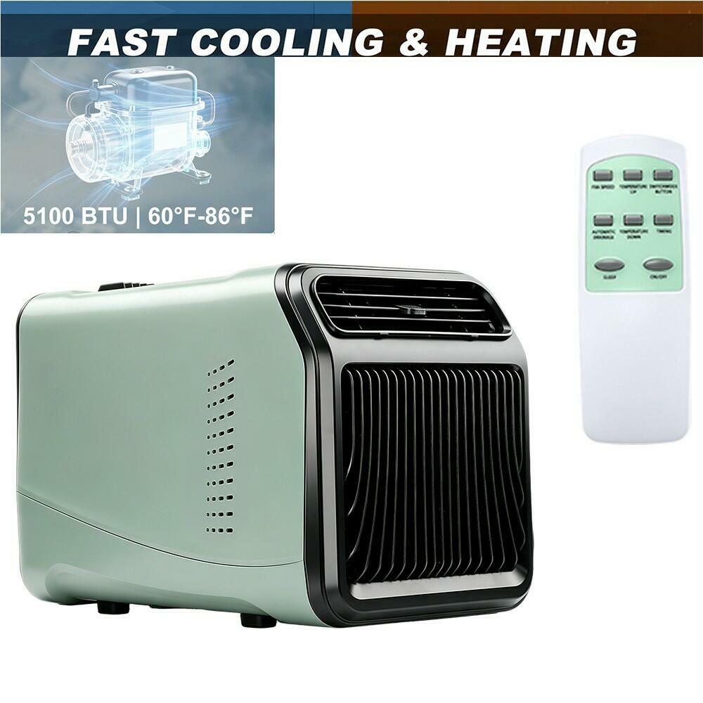 4 IN 1 Portable Air Conditioner 5100 BTU Tent Air Conditioning Outdoor Camping