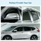 For Honda CR-V 2023-2026 In-Channel Acrylic Winodw Vent Visors Shade Rain 4PCS