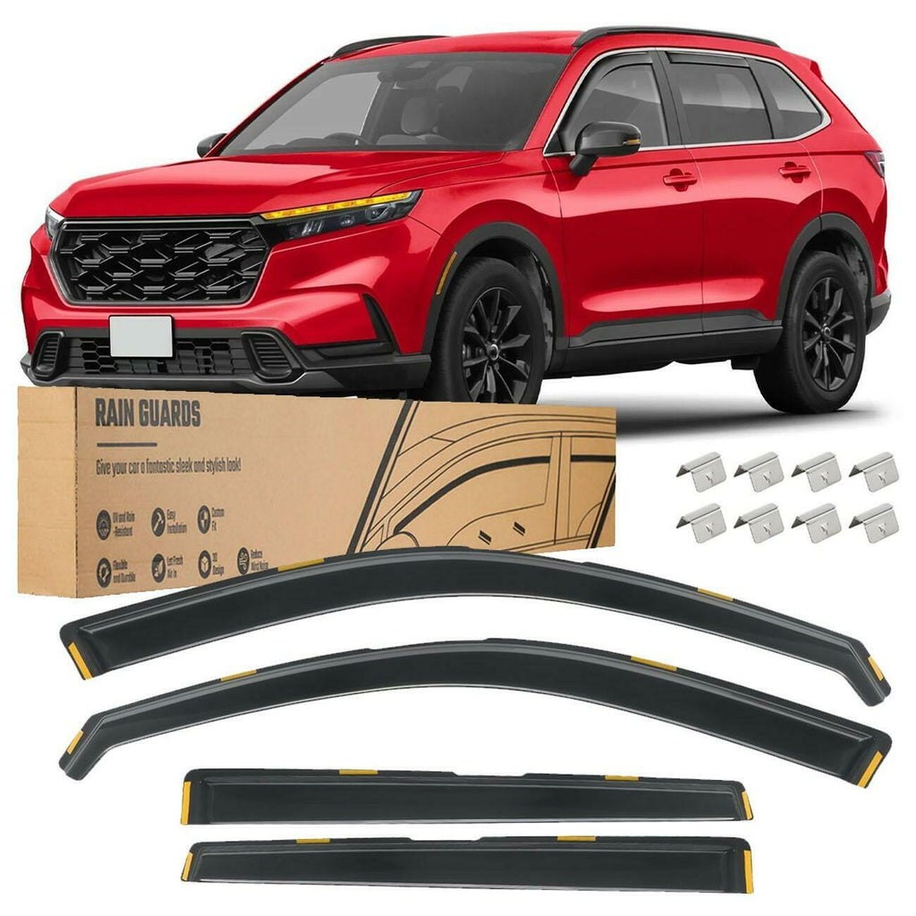 For Honda CR-V 2023-2026 In-Channel Acrylic Winodw Vent Visors Shade Rain 4PCS
