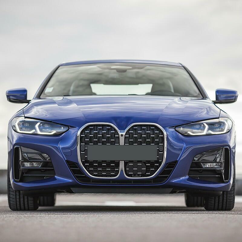 Carbon Front Bumper Lip Spoiler For BMW 4 Series G22 G23 M Sport 2020-UP Coupe