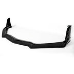 Set For 2020-2024 2023 Corvette C8  Z51 STG Front Bumper Lip Spoiler Gloss Black