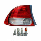 Driver Side Outer Tail Light Halogen W/ Bulb For Honda Civic Sedan 2009-2011