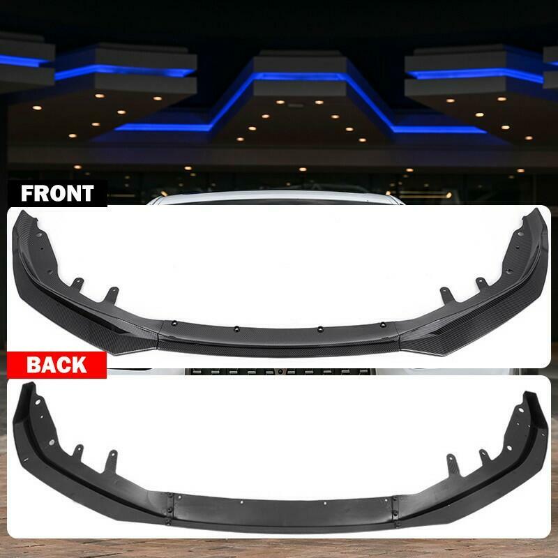 Carbon Front Bumper Lip Spoiler For BMW 4 Series G22 G23 M Sport 2020-UP Coupe