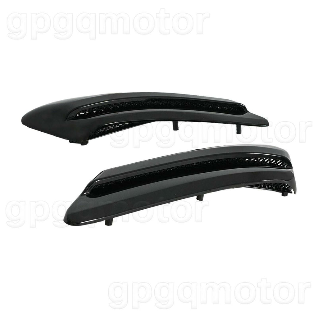 For Corvette C7 GS Z06 2014-19 ZR1 Style Gloss Black Body Fender Air Vent Covers