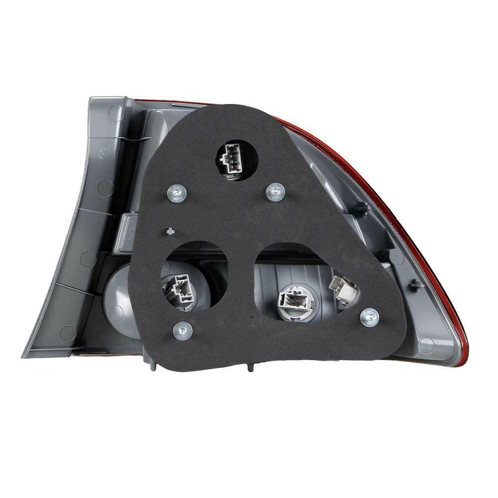 Driver Side Outer Tail Light Halogen W/ Bulb For Honda Civic Sedan 2009-2011