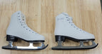 Size 31 Lake Placid Cascade Girl's Figure Ice Skates White