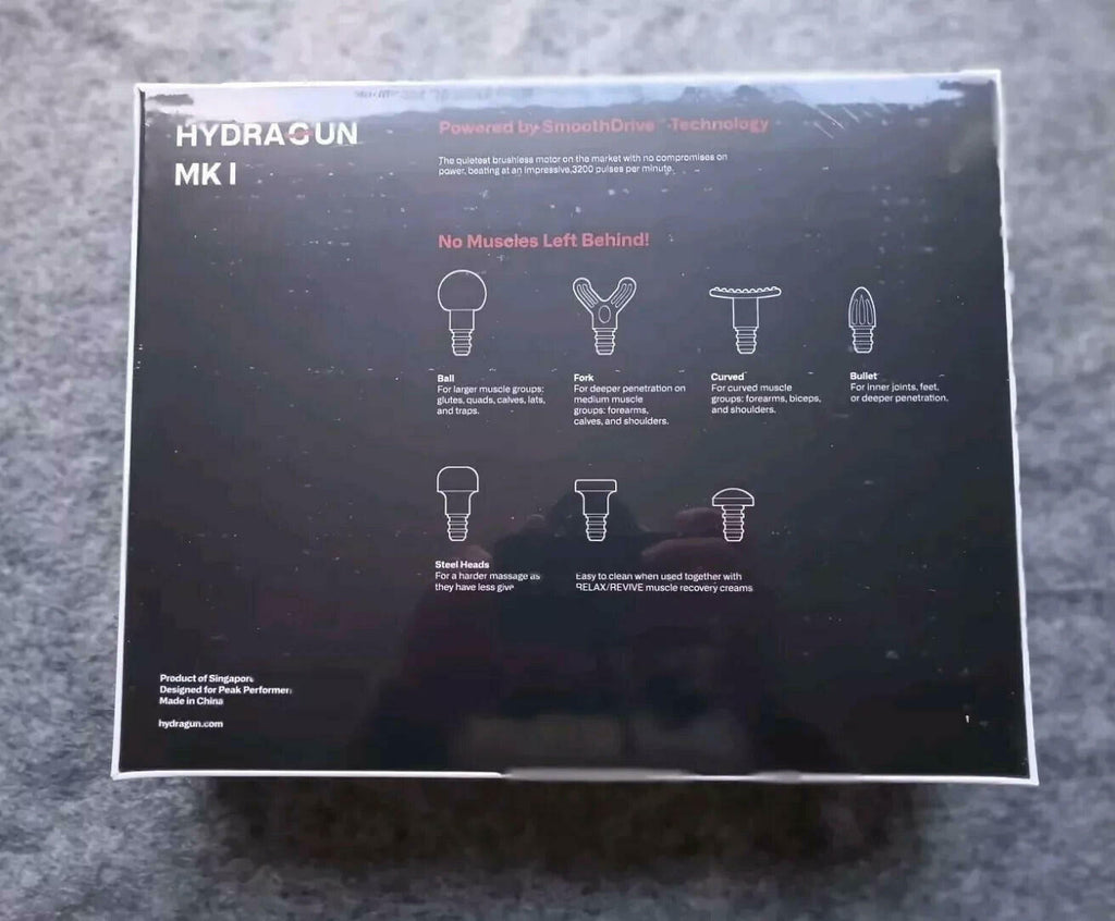 Hydragun MK1  Massage Gun Kit SEALED NEW IN BOX
