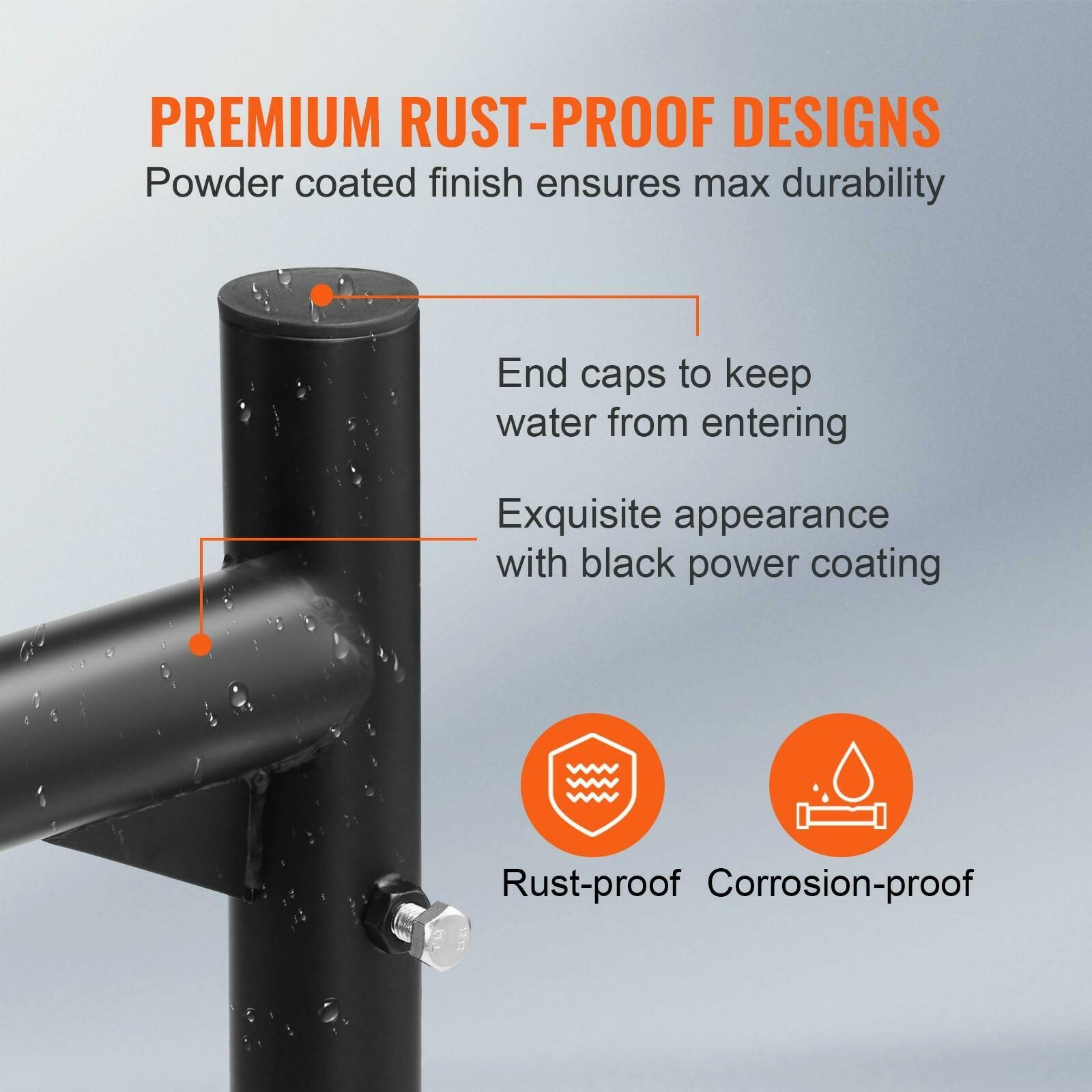 Truck Rack, 46-71inch Extendable Truck Ladder Rack