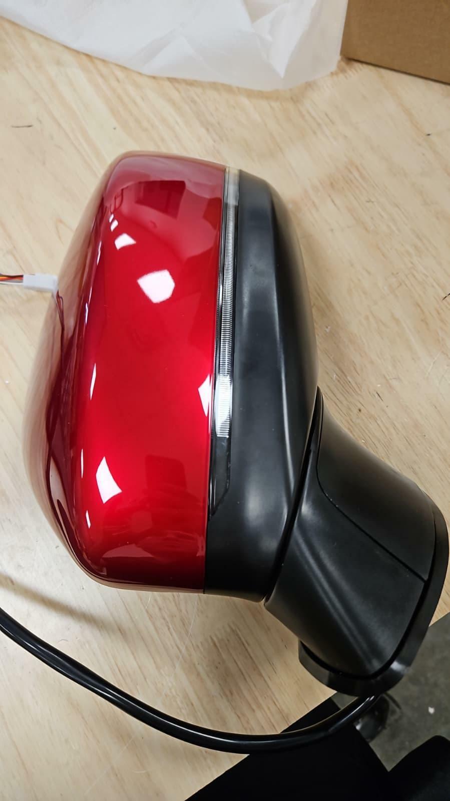 Passenger RH Side Power Fold Mirror Sight Blind Spot 9 Pin for Mazda CX5 2020-25