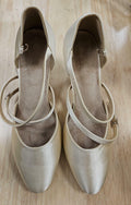 PreviousNext          Women's Satin 7.5cm Heel Modern Dance Shoes Ballroom Dance