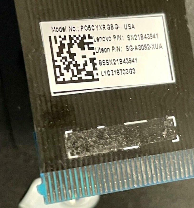OEM Lenovo Legion 5 Pro-16ACH6H Case Palmrest Keyboard AP1ZT000300 5CB1C748098