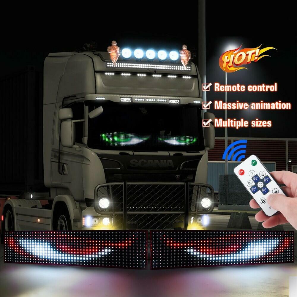 48'' Truck-Specific Devil's Eye LED-Screen Car Eye Light Truck Dynamic LED Light