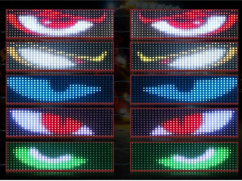 48'' Truck-Specific Devil's Eye LED-Screen Car Eye Light Truck Dynamic LED Light
