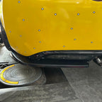 Corvette C6 2005-2013 Gloss Black Rear Bumper Side Corner Aprons Trim