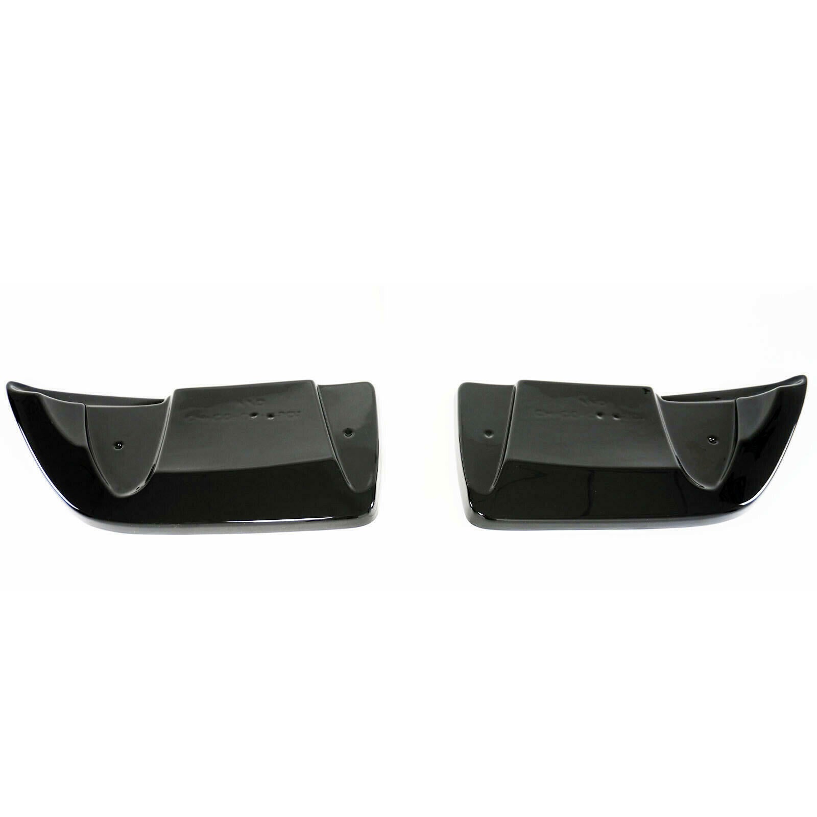 Corvette C6 2005-2013 Gloss Black Rear Bumper Side Corner Aprons Trim