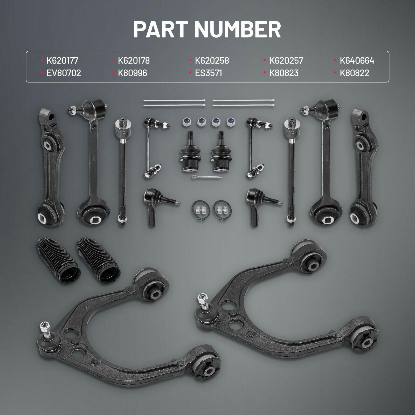 16PC Suspension Kit For Dodge Charger Challenger Magnum Chrysler 300 2005-2010