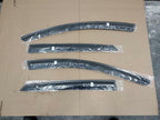 Window Visors Rain Guards for Nissan Sentra Sedan 2013-2019 4pc Acrylic Tape-On