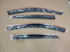 Window Visors Rain Guards for Nissan Sentra Sedan 2013-2019 4pc Acrylic Tape-On
