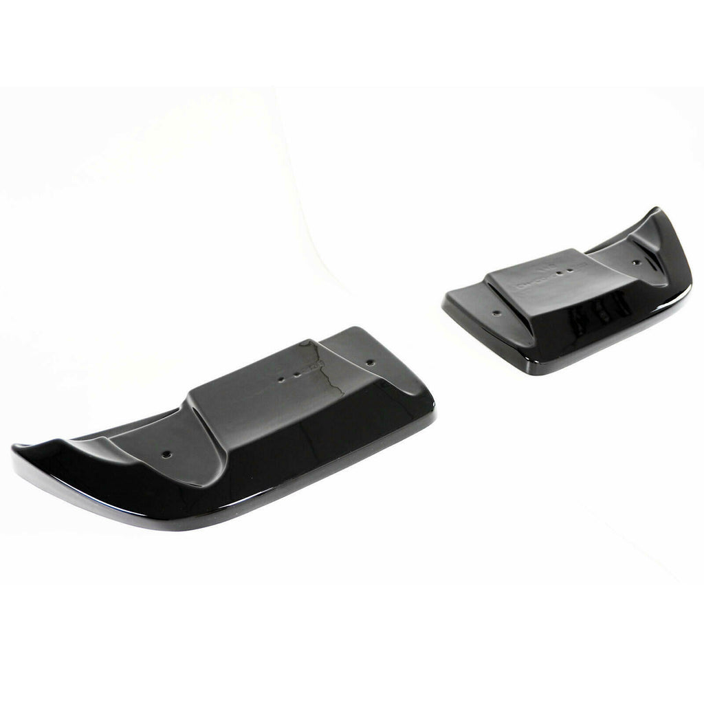 Corvette C6 2005-2013 Gloss Black Rear Bumper Side Corner Aprons Trim