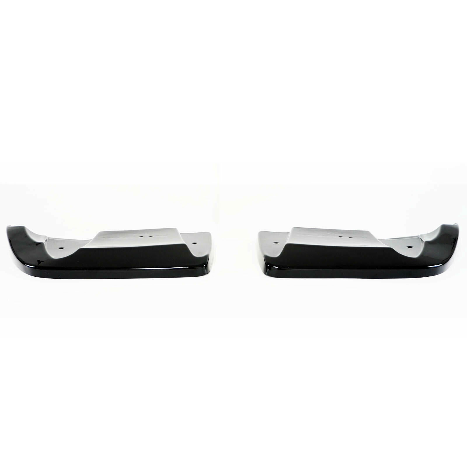 Corvette C6 2005-2013 Gloss Black Rear Bumper Side Corner Aprons Trim
