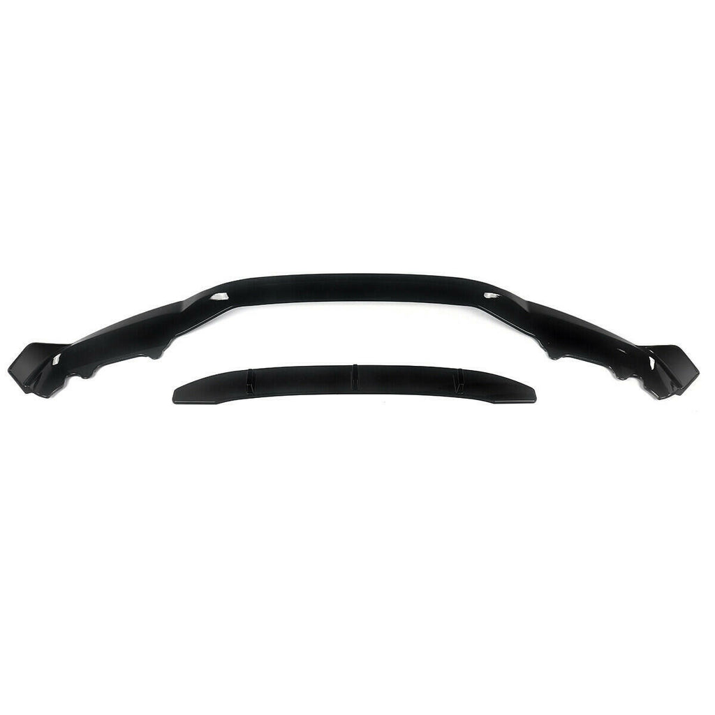 Glossy Black Complete Front Bumper Lip Splitter For BMW X5 F15 M Sport 2013-2018