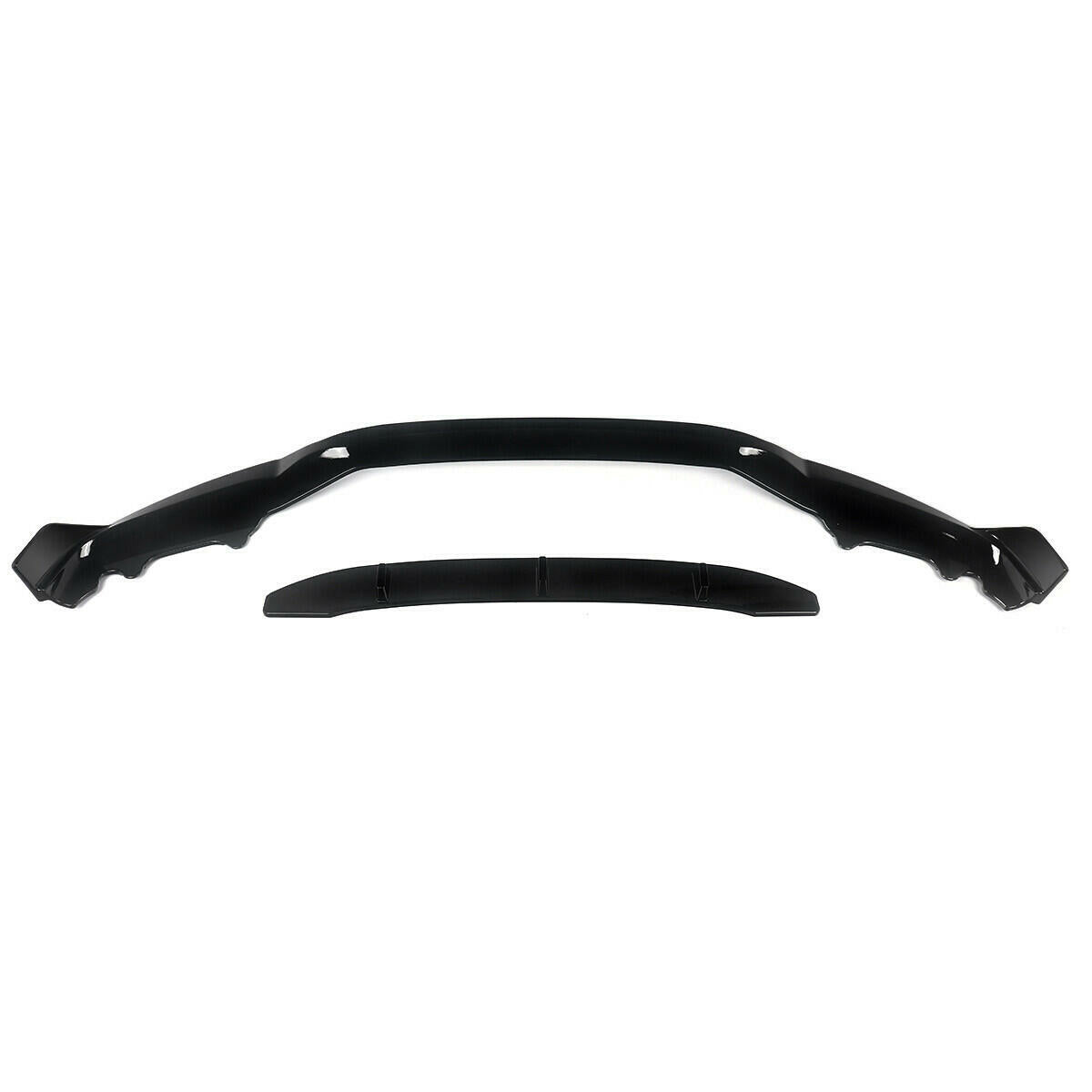 Glossy Black Complete Front Bumper Lip Splitter For BMW X5 F15 M Sport 2013-2018