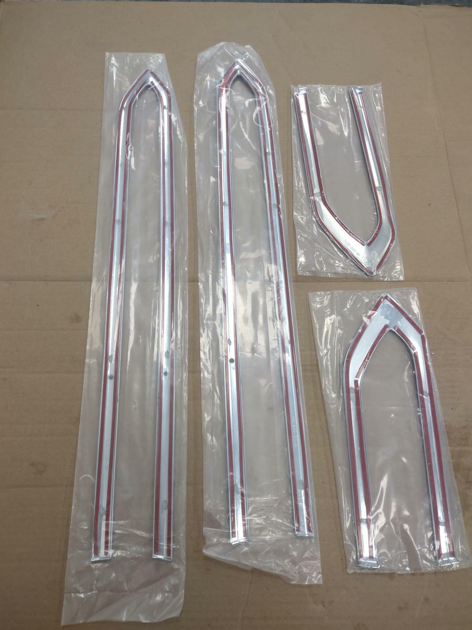 Subaru Forester 2025-2026 Door Side Skirt Molding Cover Trim ABS Chrome