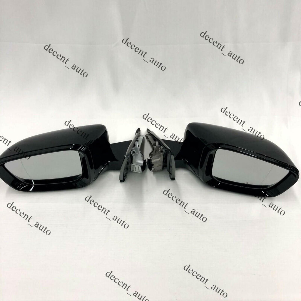 G30 G38 Car Side Door Mirror Set for BMW 3 Series 2017-2022  5 Pins Black