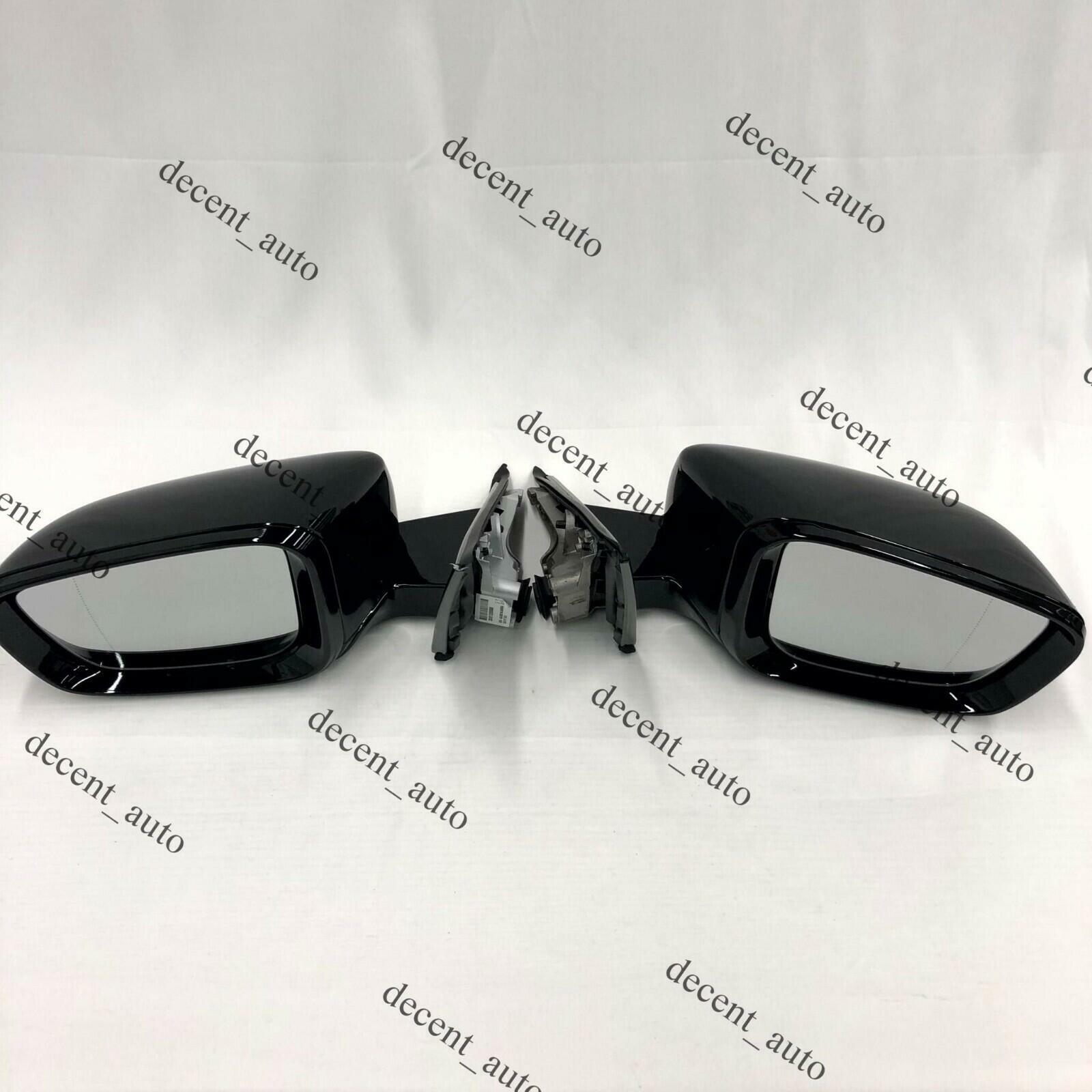 G30 G38 Car Side Door Mirror Set for BMW 3 Series 2017-2022  5 Pins Black